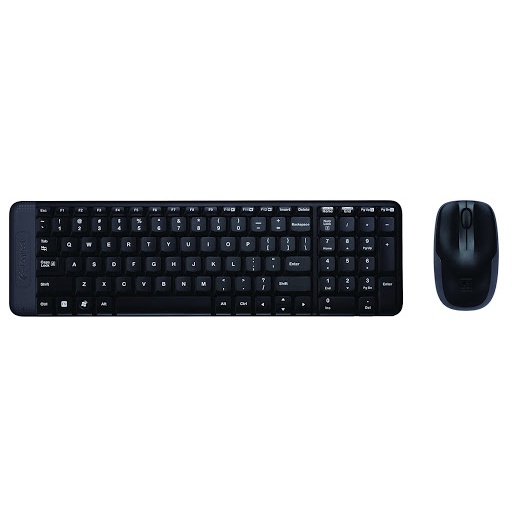 Bộ Bàn Phím Và Chuột Logitech MK220 Không Dây - Hàng chính hãng