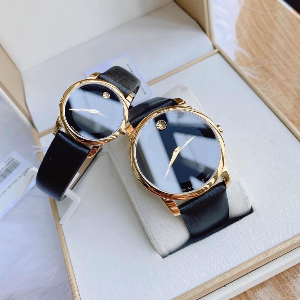 Đồng Hồ Nam Movado Classic 0606876 & Nữ Movado Classic 0606877