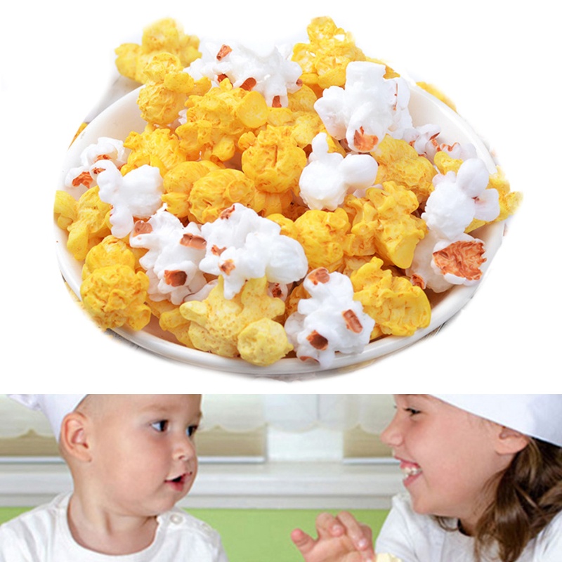 Set 60 Mô Hình Bắp Rang Giả Bằng Nhựa Dùng Trang Trí