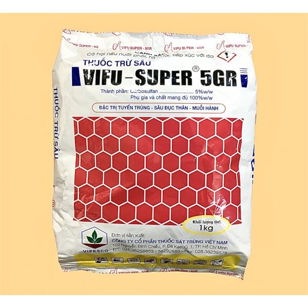 VIFU- SUPER Chuyên Trừ Sùng Đất, Tuyến Trùng Và Sâu Đục Thân