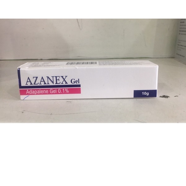 gel bôi giảm mụn azanex adapalene 0,1% cùng công thức với differin, Megaduo