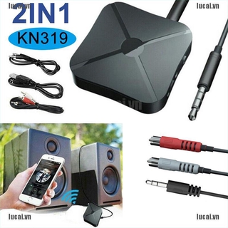 Bộ thu phát tín hiệu âm thanh bluetooth 5.0 không dây 2 trong 1 đầu cắm 3.5mm