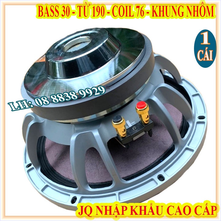 CỦ LOA BASS 30 JQ TRẮNG TỪ 190 CÔN 76 NHẬP KHẨU CHÍNH HÃNG CAO CẤP - GIÁ 1 CHIẾC