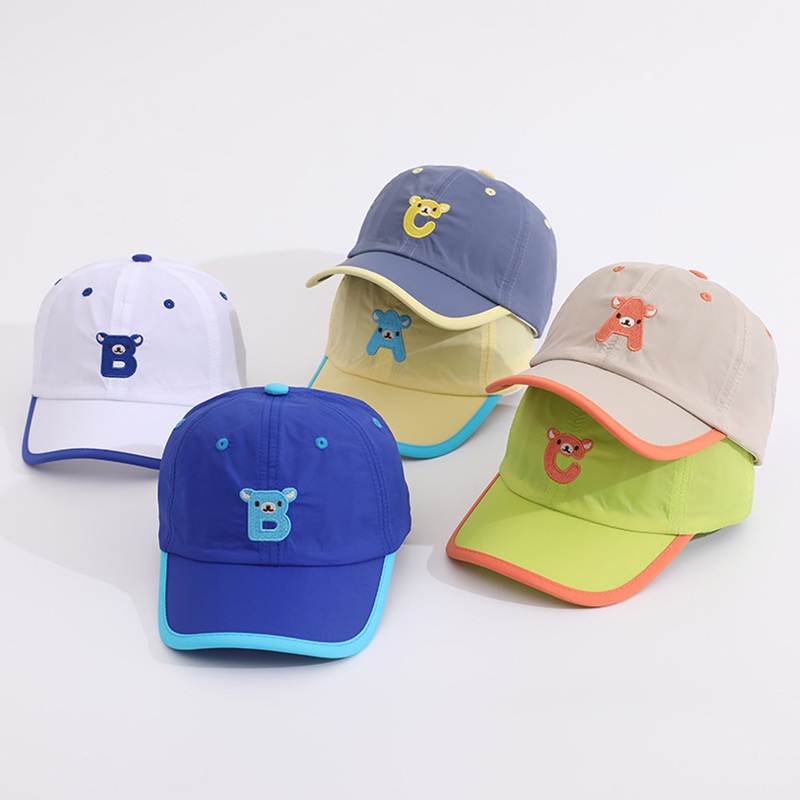 Mũ Lưỡi Trai Cotton Thoáng Khí Phong Cách Hip-hop Dễ Thương Cho Bé