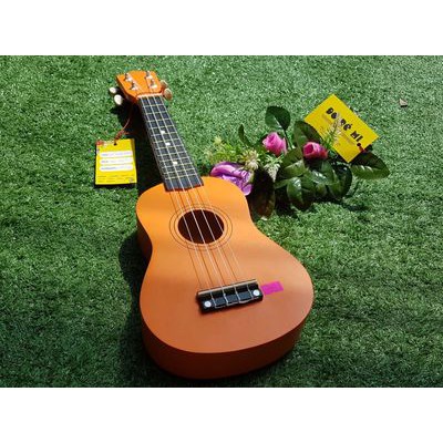 [GIAO NHANH 2H] Đàn Ukulele Gỗ Cam Sữa WOIM Soprano Size 21inch 53cm (Mua 1 Tặng 5)