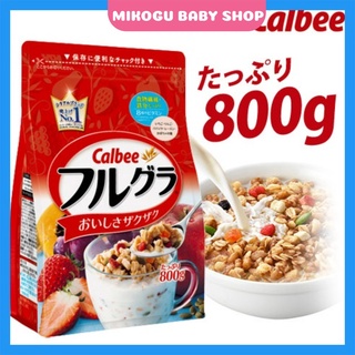 Ngũ cốc Calbee Ăn Kiêng Giảm Cân Nhật Bản 750G- Mix Hoa Quả Sữa Chua dùng ăn sáng
