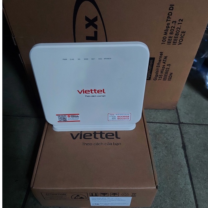 Mesh home Viettel DASAN W520CE phát sóng wifi 2 băng tần  FULL HỘP  -đầy đủ phụ kiện