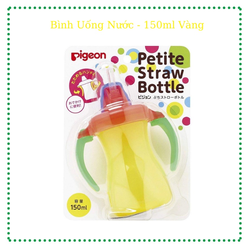 Bình Uống Nước Pigeon Petite Straw Bottle  - 150ml