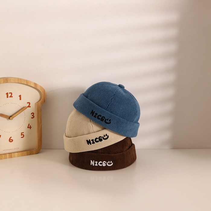 Mũ Dưa Hấu Thêu Chữ Phong Cách Hàn Quốc Cho Bé