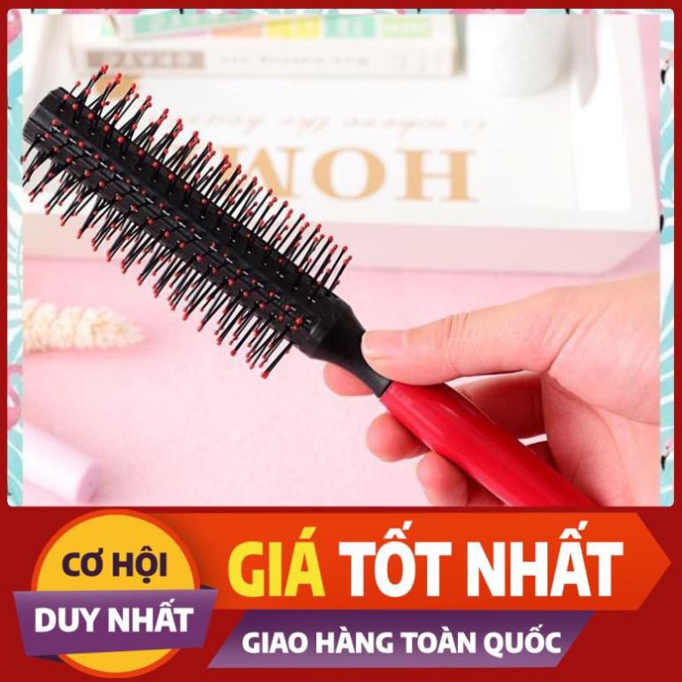 [Siêu Sale] Lược tròn lô cuốn tạo kiểu đa năng dập phồng vuốt keo cho gỡ tóc rối