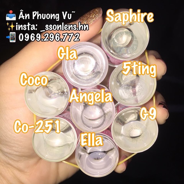 Lồng Kính các mẫu - Vassen Contact Lens Kính áp tròng