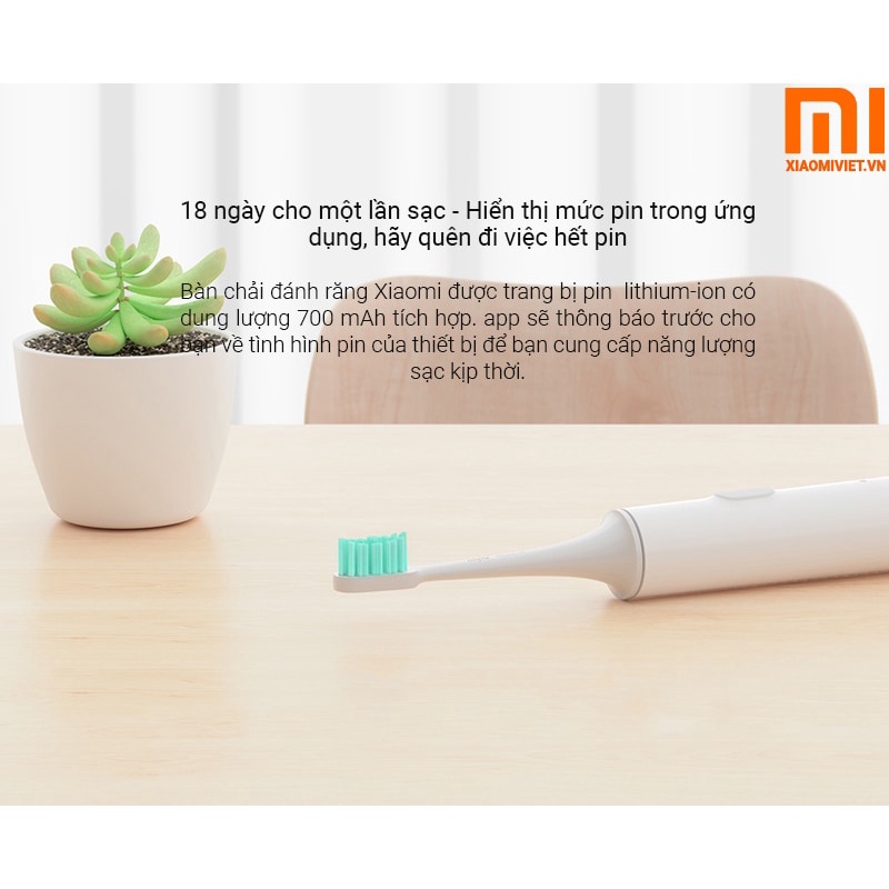 Bàn Chải Điện Xiaomi Mijia T500, T300, T100 Bản Nâng Cấp Bảo Vệ Nướu, Phù Hợp Cho Niềng Văng Và Răng Nhạy Cảm