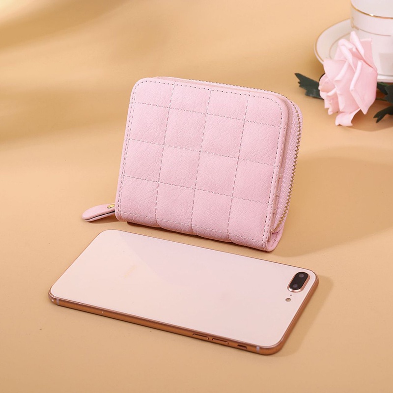 Ví Mini Có Khóa Kéo Thêu Họa Tiết Xinh Xắn Cho Nữ JP5