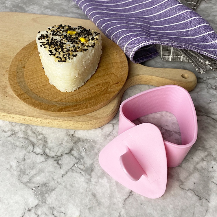 Bộ 2 Khuôn Tam Giác Làm Cơm Nắm Chống Dính Tiện Dụng DIY