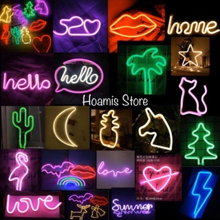 ☘️ Đèn Neon light các kiểu 2 in 1 có cả pin & usb