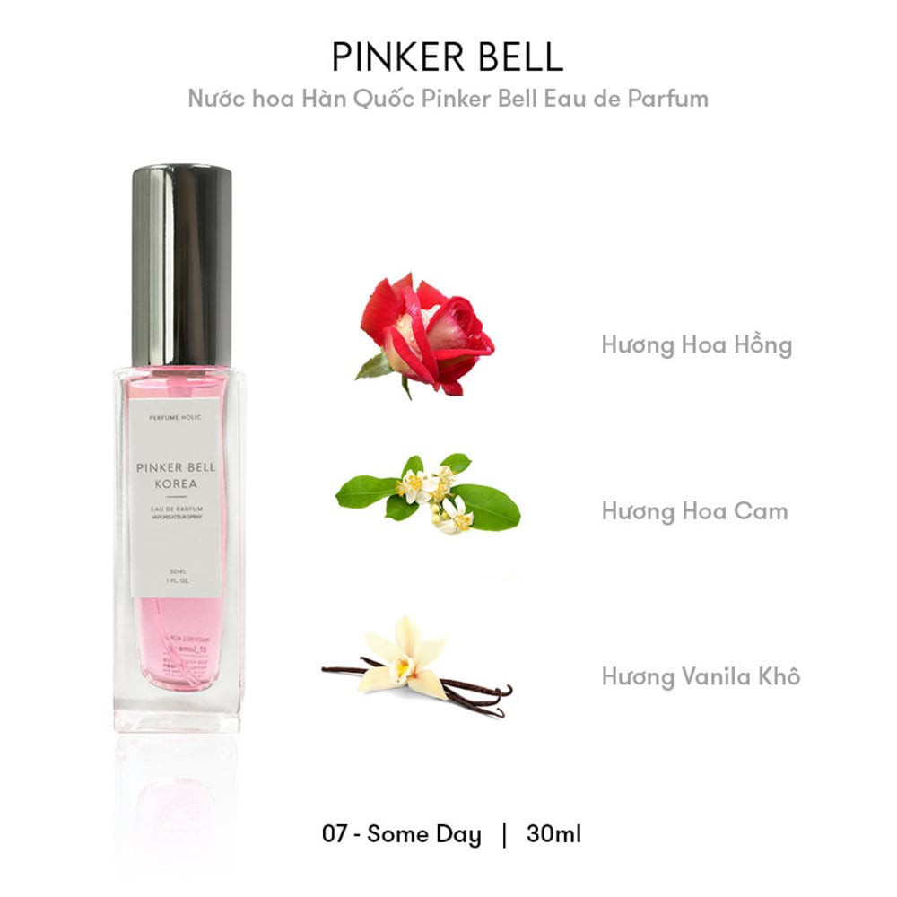 Nước Hoa Pinker Bell Eau De Parfum 30ml No.07 Some Day