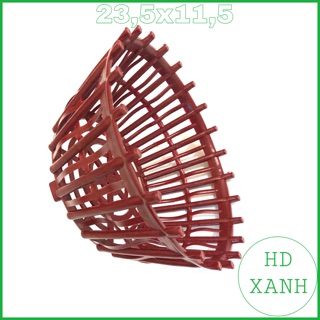 Chậu trồng lan - chậu nhựa giả gỗ f23