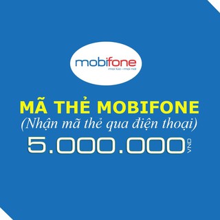 Mã thẻ mobiphone Combo 10 thẻ 500