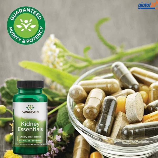 Tiết Niệu Bổ Thận Swanson Kidney Essential 60 viên
