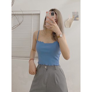 Áo 2 dây cuốn biên