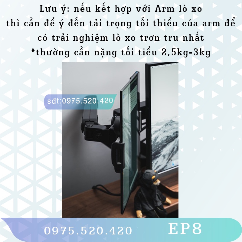 Kẹp Ipad/ Máy tính bảng/ Màn hình/ Điện thoai ... Kết hợp cùng Arm màn hình/ Giá treo/ Tay treo - Chuẩn VESA 10x10cm