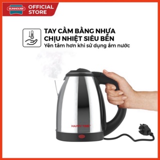 Ấm Siêu Tốc Inox , Bình Đun Nước Siêu Tốc SunHouse