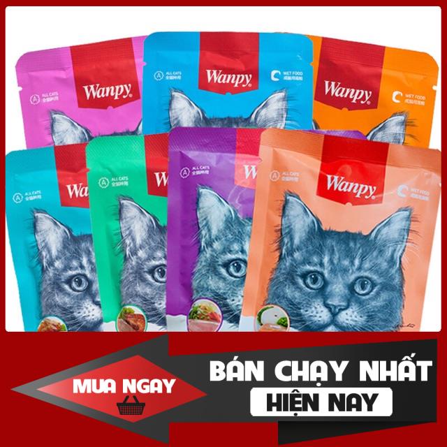 [❌GIÁ SỈ❌] [New]Gói thức ăn ướt Wanpy 80G ❤️ Bán rẻ lấy tương tác