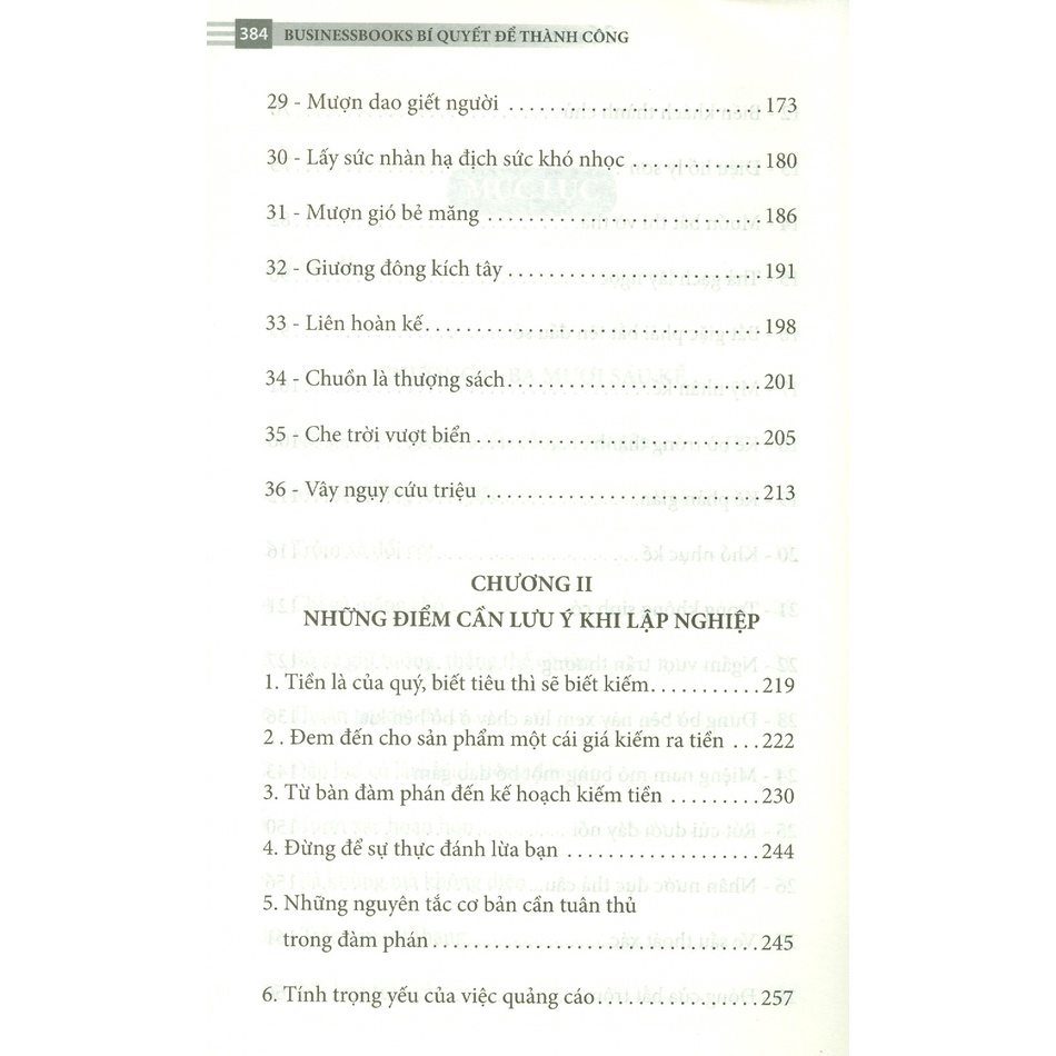 Sách - 36 Kế Thành Công Trong Kinh Doanh (bìa mềm)