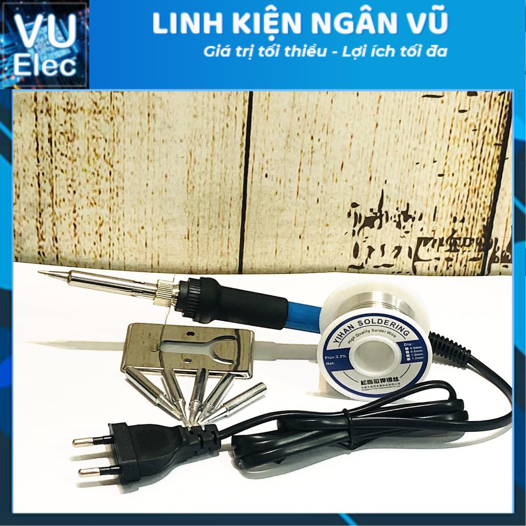 [SVC84083425 giảm 10%]Combo Tay Hàn TQ936 v1 (Kệ Hàn  + Tay Hàn + Thiếc Hàn 30G + Bộ 5 Mũi Hàn)