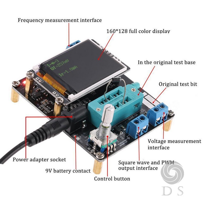 Bộ Kiểm Tra Linh Kiện Bán Dẫn Gm328A Lcd | BigBuy360 - bigbuy360.vn