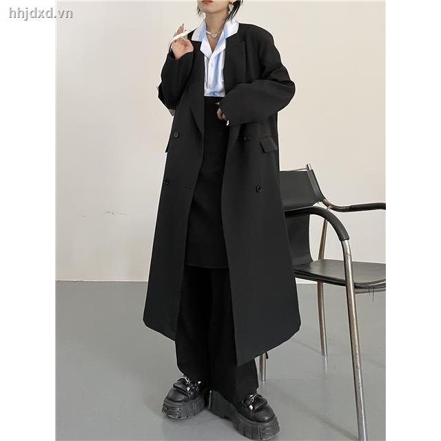Áo khoác dáng dài qua gối phong cách retro Anh Quốc thời trang thu đông mới 2021 | BigBuy360 - bigbuy360.vn