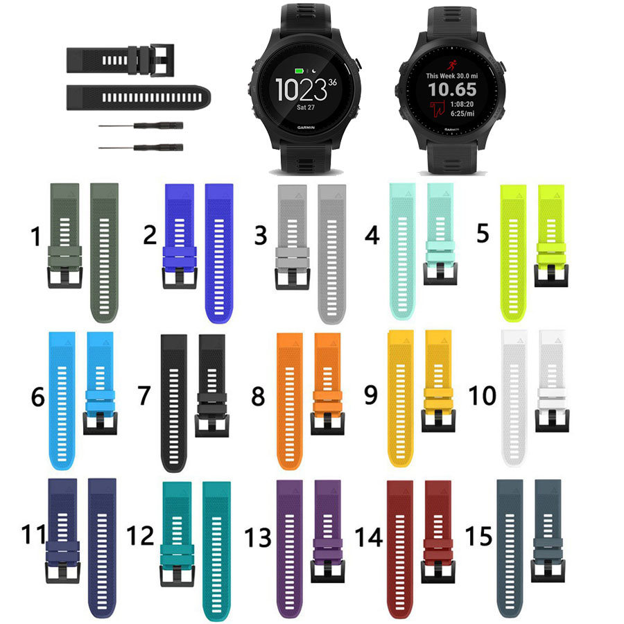 Dây đeo đồng hồ chất liệu silicon dành cho Garmin Forerunner 935 945