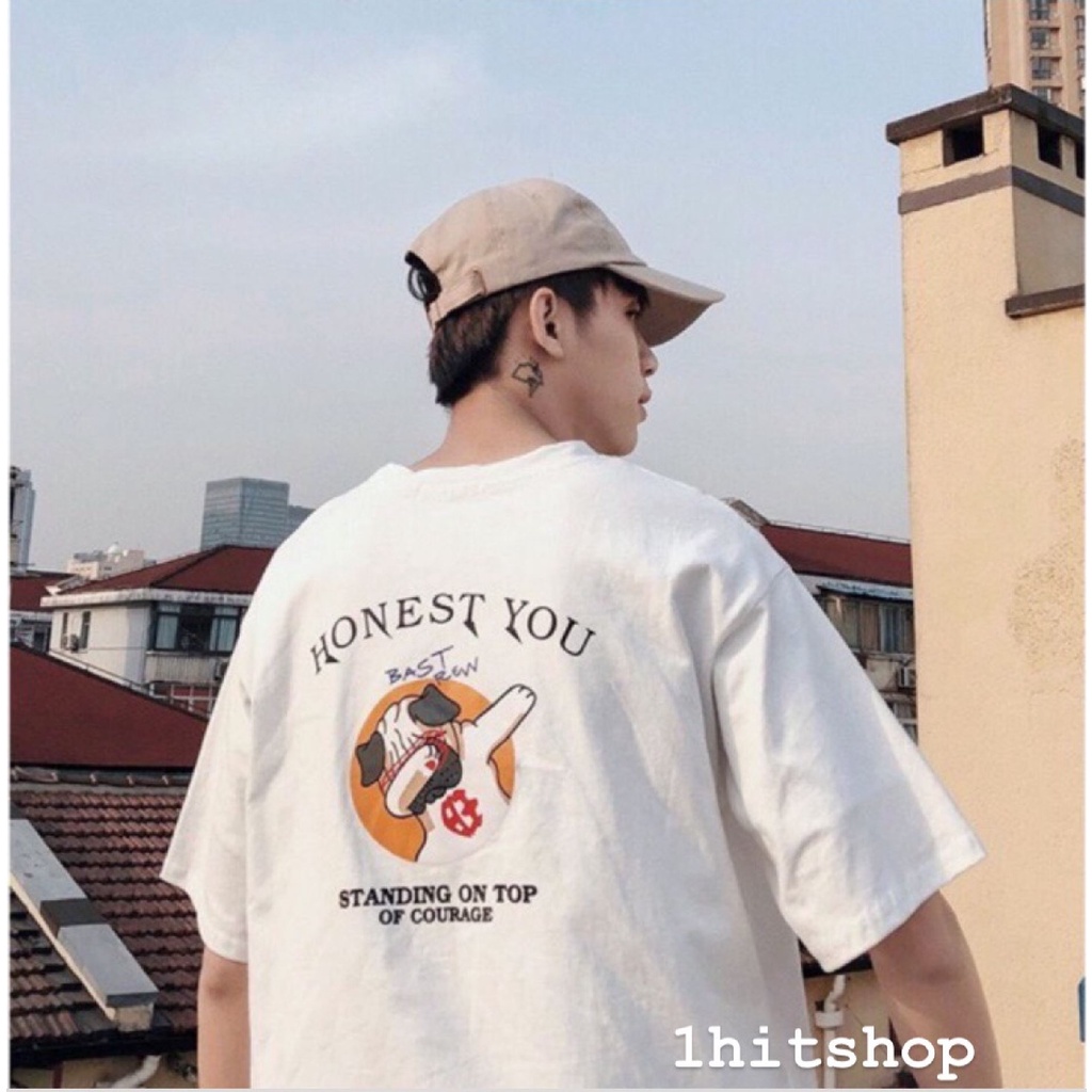 Áo thun HONEST YOU TRẮNG Nam Nữ Ulzzang UNISEX 1hitshop