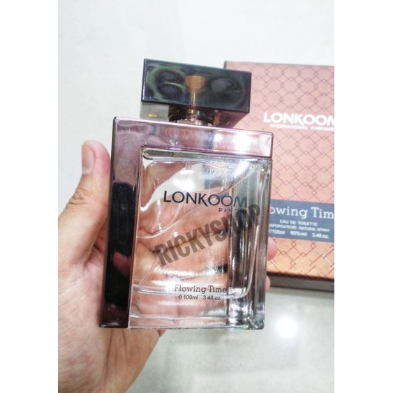 Nước Hoa Nam Chính Hãng LONKOOM FLOWING TIME 100ML Mùi Hương Nam Tính Thơm Nam Lôi Cuốn Mạnh Mẽ