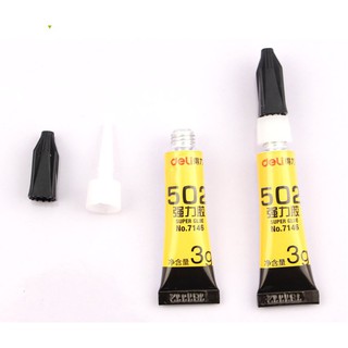 Keo Dán Deli Đa Năng, Siêu Dính Chắc, Vỏ Vàng