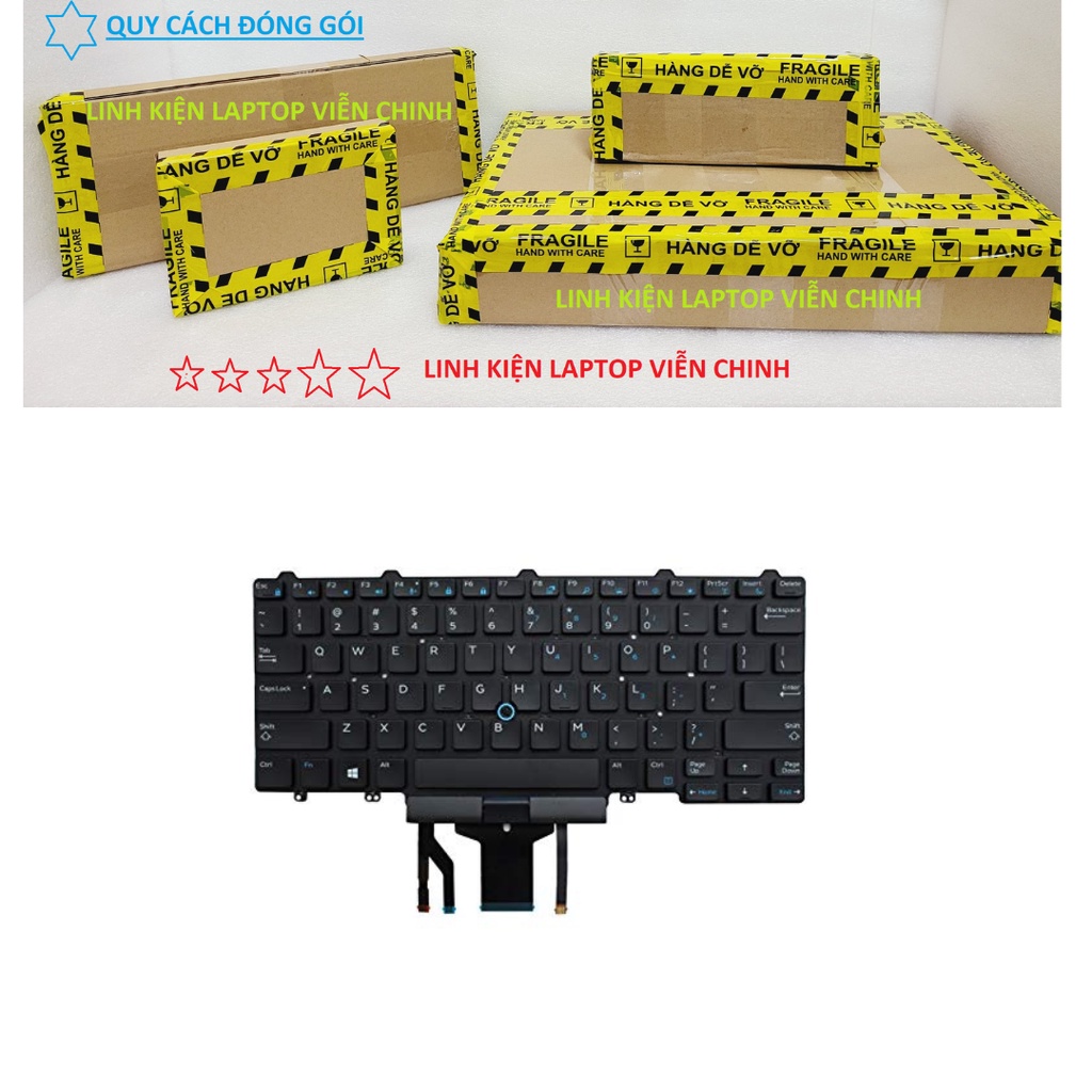 Bàn phím laptop Dell Latitude E5450 E5470 E7450 E7470, Latitude 5480 E5480 5490 E5490 7480 E7480 7490 E7490 – E5450