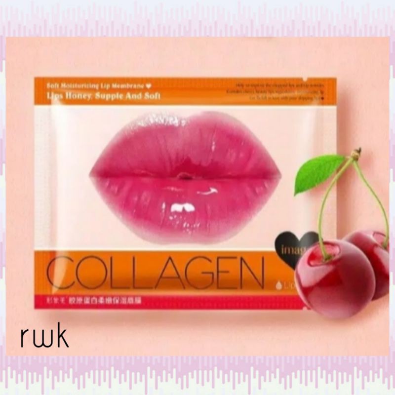 (hàng Mới Về) Mặt Nạ Môi Collagen Chiết Xuất Cherry Images Ch-51