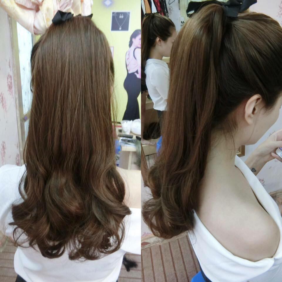 [TÓC GIẢ ĐẸP] BUỘC TÓC XOĂN ĐUÔI BAO GIÁ BAO CHẤT