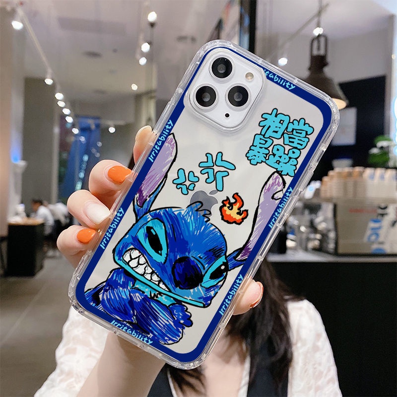 Ốp Điện Thoại Tpu Mềm Chống Sốc In Hình Stitch Cho iPhone 11 12 13 pro max XS X XR XSMax 7 8 6 6s plus SE 2020