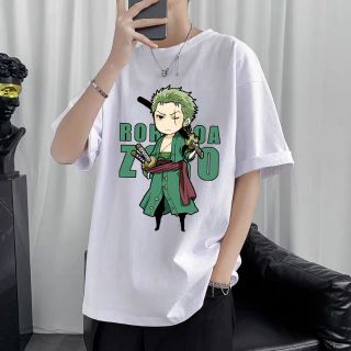 HOT Áo Thun One Piece, Roronoa Zoro 2 Màu Trắng Đen Cực HOT