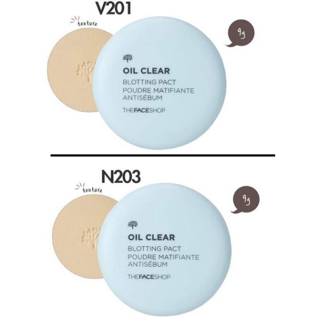 Phấn Phủ Nén Kiềm Dầu The Face Shop Oil Clear Smooth & Bright Pact SPF30 PA+++ 9g.