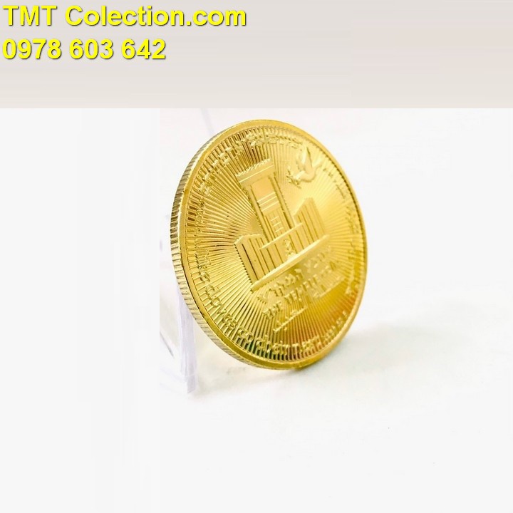 Xu Kỷ Niệm 70 năm của Israel chuộc lỗi Vua Cyrus và Trump, trang trí bàn sách, bàn làm việc -TMT Collection - SP005246