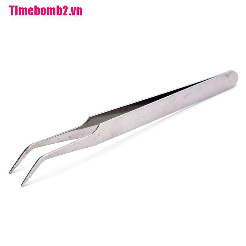 Bộ 2 Nhíp Đính Đá Trang Trí Móng Tay Bằng Thép Không Gỉ