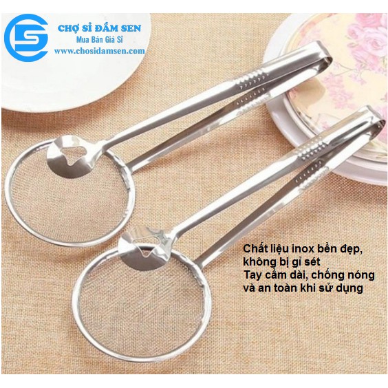 Dụng cụ gắp chiên, kẹp thức ăn đa năng siêu tiện lợi G38-KepChaGio