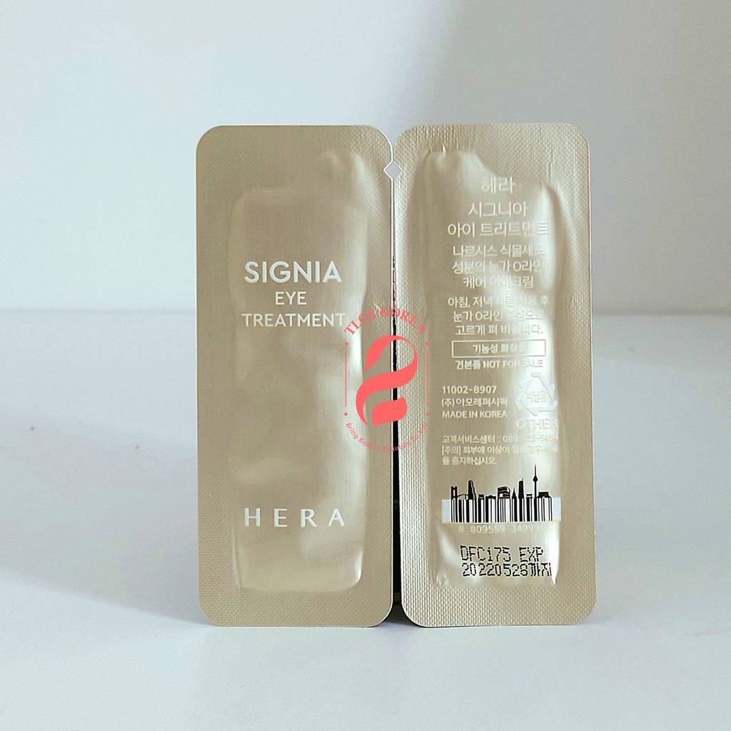 Kem Mắt Hera Signia Eye Treatment Cream - Kem Dưỡng Tế bào gốc giảm nhăn, thâm bọng và chống lão hóa  gói sample 1ml