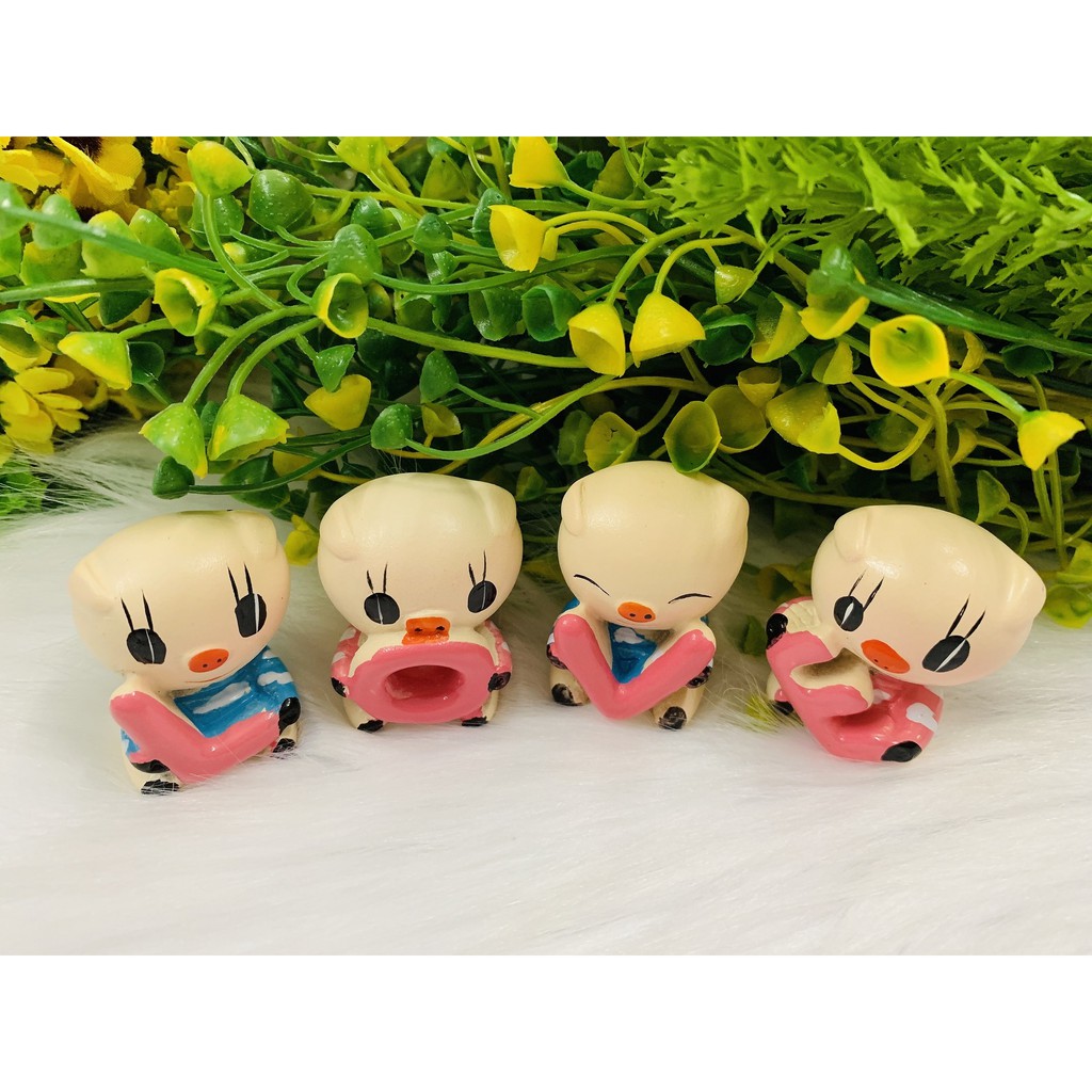 Bộ 4 Tượng Heo Love - Heo Tình Yêu ( Hình Thật - Video Thật ) | BigBuy360 - bigbuy360.vn
