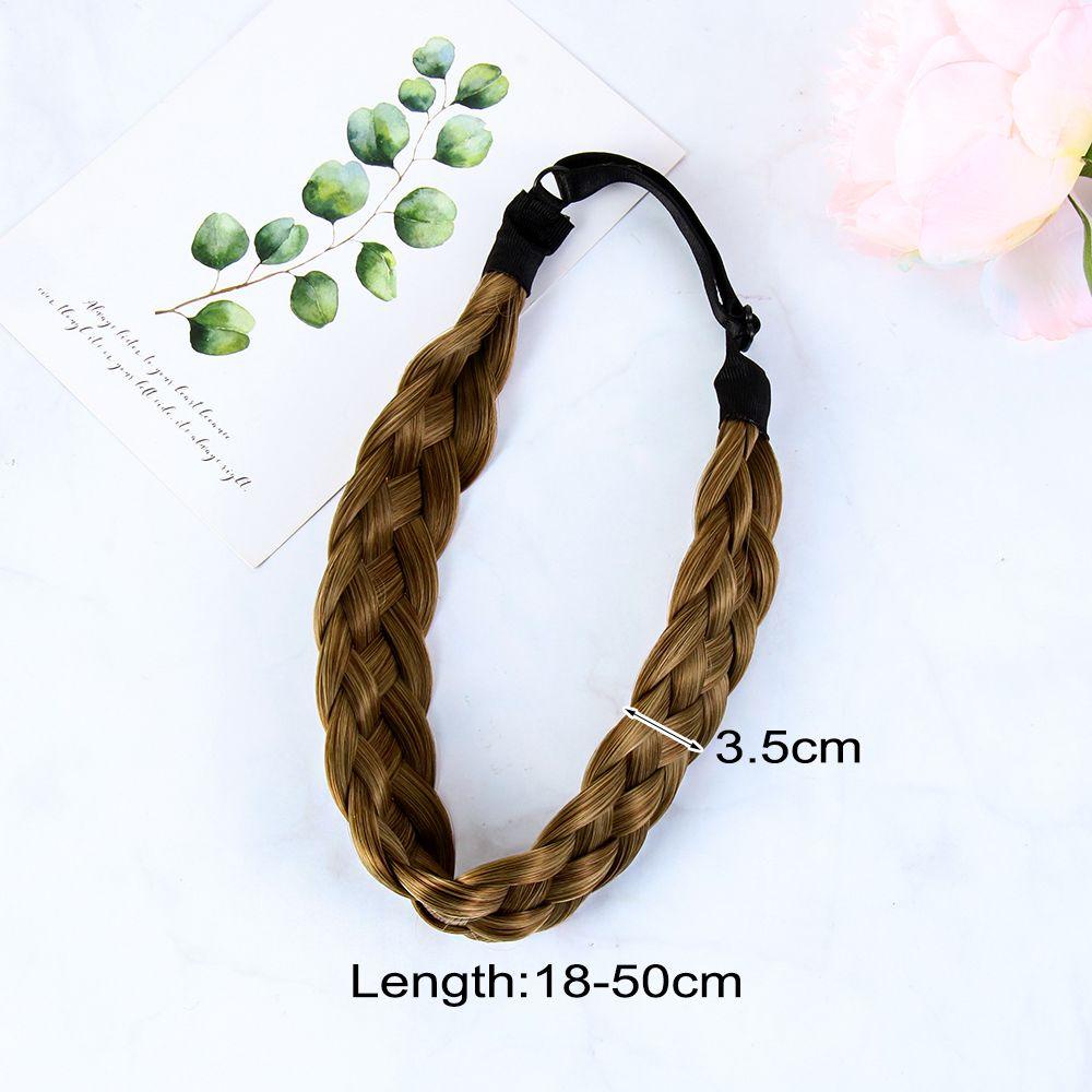 CACTU Dây Buộc Tóc Giả Thắt Bím