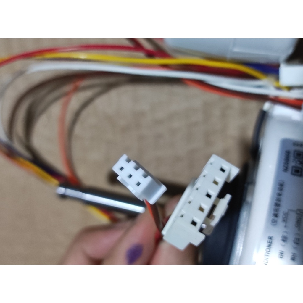 Quạt mặt lạnh điều hòa 6 dây 20w wolong/ Motor quạt mặt lạnh điều hòa pana 18w