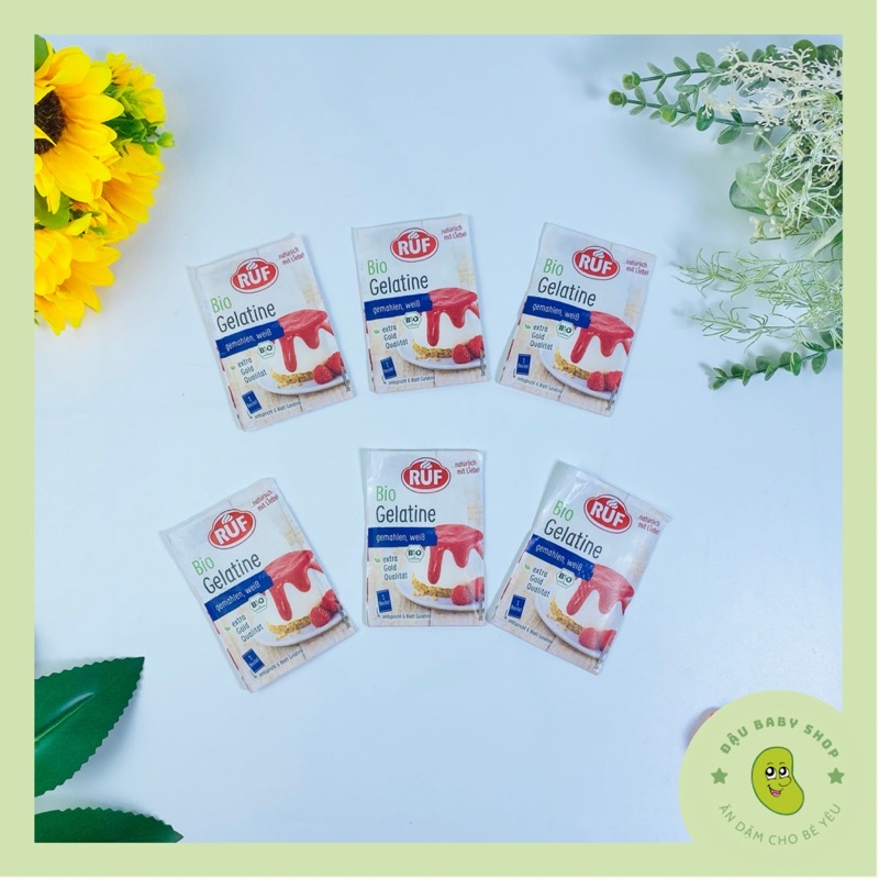 Bột Gelatin hữu cơ Ruf, bột gelatin làm kẹo dẻo (kẹo chip chip), pudding, đồ ăn dặm cho bé
