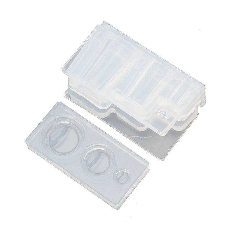 Khuôn Làm Mặt Dây Chuyền Bằng Resin Epoxy Hình Ly Cà Phê / Bình Sữa Độc Đáo Diy